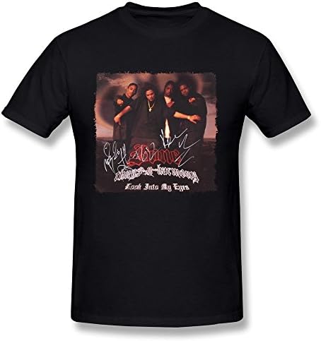 Arnoldo Blacksjd Bone Thugs-N-Harmony Logo Cotton O-Neck T Shirt For Mens Black X-Large