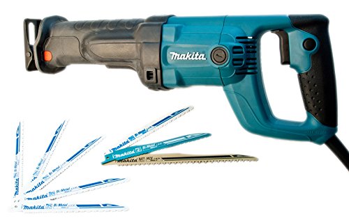 Preisvergleich Produktbild Makita JR3050T Elektronik-Reciprosäge + Sägeblätter 5er Pack