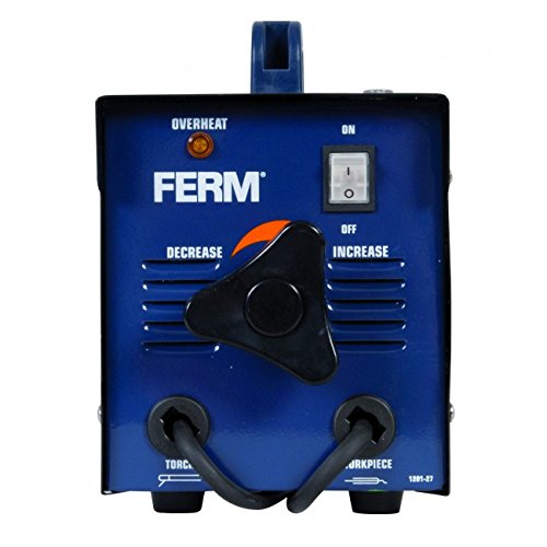 FERM WEM1042 Elektro-Schweißgerät – 40-100 Ampere – 1,6-2,5 mm – Thermischen Sicherung – Inkl. Schweißschild, Drahtbürste und Schlackenhammer - 3