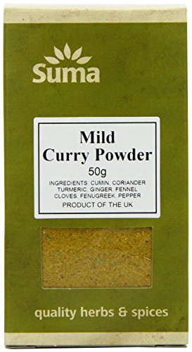 (Pack Of 6) Suma Wholefoods - Mild Curry Powder - (50g)
