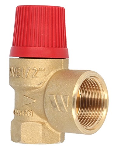 Membran Sicherheitsventil für geschlossene Heizungsanlagen 3 bar, bis 50 kW, E 1/2" - A 3/4"