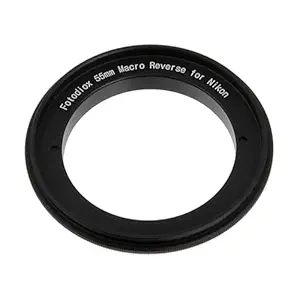 Fotodiox RB2A 55mm Filter Thread Lens, Macro Reverse Ring Camera Mount Adapter for Nikon