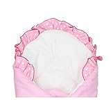 Baby Einschlagdecke Babyhörnchen Babydecke zum Einwickeln Wickeldecke Wattiert Babynest - 3