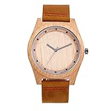 YGMDSL Armbanduhren Männer Quarzwerk Kreativ Persönlichkeit Freizeit Spiegel aus Gehärtetem Mineralglas,C