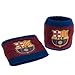 Price comparison product image F.C. Barcelona Wristbands BB- wristbands / sweatbands- set of two- elasticated so one size fits all- 7cm wide- on a header card- official licensed product