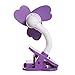 Dreambaby Clip-On Fan Foam Soft-Tip Fins (White/Purple)