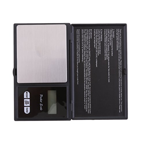 Gazechimp Elektronische Mini Digital Feinwaage Taschenwaage 0,01g - 6