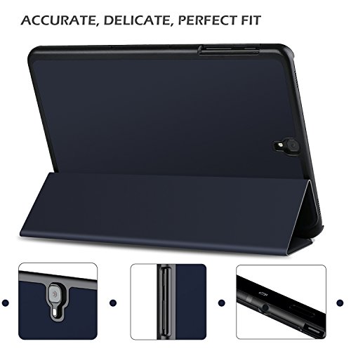 Samsung Galaxy Tab S3 9.7 Hülle iBetter Galaxy Tab S3 9.7 Slim-Fit Smart Case Hülle Schutzhülle Tasche mit Leichte Ständer für Samsung Galaxy Tab S3 9.7 SM-T820 / T825 2017 Modell-Blau - 3