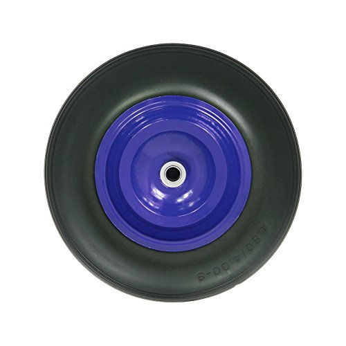 Schubkarrenrad pannensicher PU 400x100 4.80/4.00-8 Ersatzrad - max. 150 kg