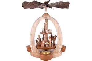ERZGEBIRGE PALAST Erzgebirge-Palast 2-Tier Pyramid Nativity - Exclusive - 28 cm / 11 inch