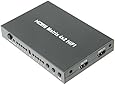 LEICKE KanaaN HDMI Matrix 4x2 Splitter Switch (4 In 2 Out) | 3D Enabled | Full HD 1080p | Distribution Amplifier | HDMI 1.3b | SPDIF/ Toslink and 3.5 mm Jack Audio Output