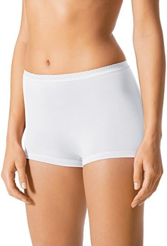 Mey 89206-1 Women's White Solid Colour Knicker Shorties Boyshort 8