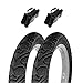 Produktbild 2 x Huffy schwarz Kinderwagen Reifen Komplett mit 2 x Tubes 12 1/5,1 cm X 2 1/10,2 cm – langlebig Performance