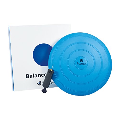Ergotopia Balance Kissen mit 100% Zufriedenheitsgarantie / Beugt Rückenschmerzen vor, löst Verspannungen / Ergonomisches Ballsitzkissen inklusive Luftpumpe - 3