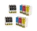 Produktbild 20 Tintenpatronen kompatibel zu EPSON T1291 T1292 T1293 T1294 | 8x schwarz & 4x cyan magenta gelb | für Stylus SX235W SX420W SX425W SX430W SX435W Office B42WD WorkForce WF-7515