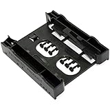 RiaTech® 2.5" SSD HDD To 3.5" Dual HDD/SSD Plastic Bracket with Screw Less for PC HDB-225