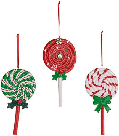 3 x Christmas decorations candy lolly pops great for the tree our put around house