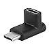 Produktbild Wendry Typ C zu USB Adapter, Kunststoff Typ C USB3.1 90 ° vertikaler Biegeadapter Kopf 10 Gbit/s USB Full-Featured Adapter für USB-Ladedaten HDMI