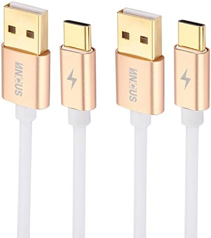 USB Type C Cable VANCUS 2 Pack 5ft White USB 2.0 A to USB C Fast Charging for Samsung Galaxy S8,S8 Plus,Google Pixel XL,Nintendo Switch,Nexus 6P,Macbook12",One Plus 2
