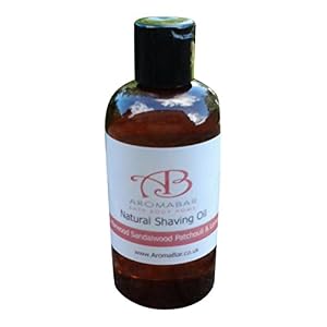 Natural Shaving Oil Gift Set (3 x 125ml) Tea Tree, Bergamot & Lime, Cedarwood Sandalwood Patchouli & Lemon and Tea Tree… - Image 6