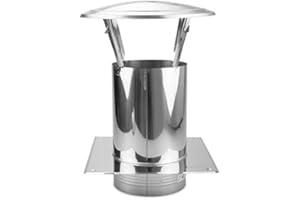 ENERGIEWERK OST GMBH Ø 150 mm Schornsteinverlängerung Edelstahl