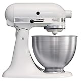 Kitchenaid 5K45SSEWH Robot Mixer Multifunzioni, colore: Bianco