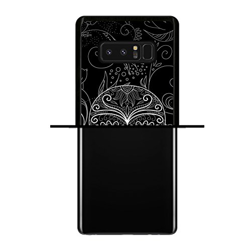WoowCase Funda Samsung Galaxy Note 8   Samsung Galaxy Note 8   Funda Silicona Gel Flexible Calavera de Az  car 2  Carcasa Case TPU Silicona - Negro