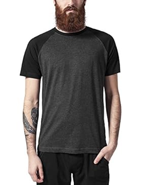 Urban Classics Herren T-Shirt Raglan Contrast Tee