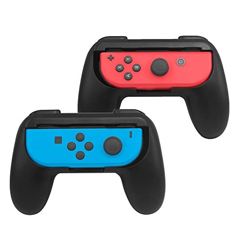 Preisvergleich Produktbild KOBWA Verschleißfeste Joy mit Griff für Nintendo-Switch