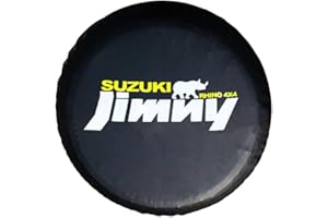 YSOCKS Copriruota di ricambio per auto, Per Suzuki Jimny 2019-2023 antipolvere Custodia morbida per ruota di scorta, Accessori Decorazioni Esterne