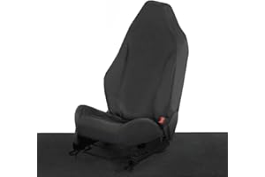 UK Custom Covers To Fit Ford Fiesta ST Recaro MK8 (2018 Onwards) Single Seat Cover Tailored (Black) - SC162BAD2