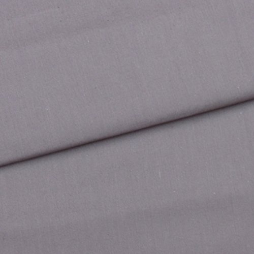 0,5m Stoff Baumwolle uni anthrazit 100% Baumwolle