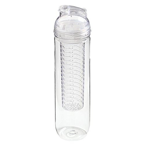 Trinkflasche "Frutto" für Fruchtschorlen, 800 ml, Tritan, verschiedene Farben erhältlich, BPA-frei