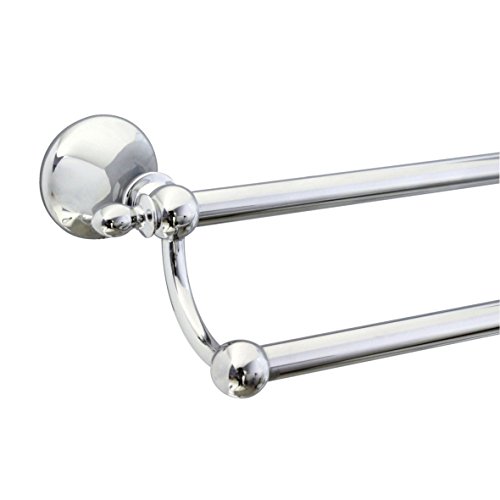 modona 61 cm (61 cm) Doppel-Handtuchstange – Chrom poliert – Antica Serie – 5 Jahr Vorteil