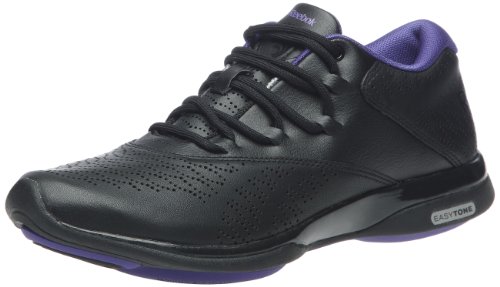 Reebok Easytone Trend II - Zapatillas de Fitness de Cuero Mujer, Color Negro, Talla 37.5