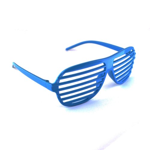 Preisvergleich Produktbild Dunkelblau / Dark Blue Neuheit-Shutter Shades Sonnenbrille