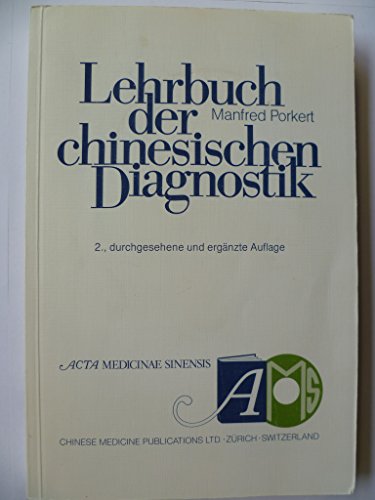 Preisvergleich Produktbild Lehrbuch der chinesischen Diagnostik