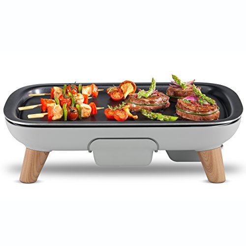 Tefal CB658B Tischgrill Saveur mit Thermospot, große Grillfläche, 2400 W, schwarz / hellgrau - 8