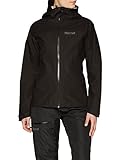 Cremalleras impermeables Marmot Wm\'s Eclipse Jacket Chubasqueros, Chaqueta, Prueba de Viento, Impermeable, Transpirable, Mujer, Black, M