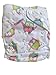 Three Little Imps Unisex Patterned Cloth Nappies (inc 2 inserts each)- Set of 6