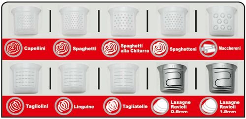 Irge Pastamagic Macchina Per La Pasta 300 W 14 Trafile Uscita Pasta Verticale Per Non Farla Appiccicare 4 Programmi Automatici Per 640gr Di Farina Irge Pastamagic Macchina Per La Pasta 300 W 14 Trafile Uscita Pasta Verticale Per Non Farla Appiccicare 4 Programmi Automatici Per 640gr Di Farina