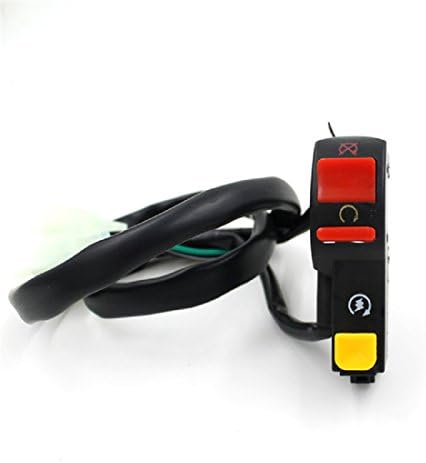 LyaAC Motorcycle Headlight Switch 7/8 Handlebar ATV Headlight ON-OFF Kill Stop Switch LTKG-01 (Two buttons type)
