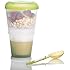 Trendario Müsli Becher To Go - Mit Isoliertem Milchfach & Löffel