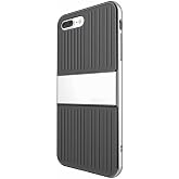 PDAteknoloji iPhone 7/8 Plus ile Uyumlu Travel Serisi Kılıf - Light Silver (5.5 İn&ccedil;)
