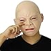 Price comparison product image Novelty Latex Rubber Creepy Cry Baby Face Head Mask Halloween Christmas Party Costume Decorations Adult Accessory