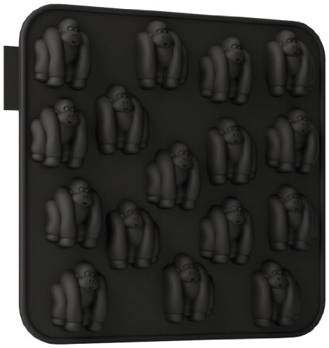 Ijsblokjes/choco. Gorilla zwart