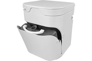 ToMTuR OGO toaleta oddzielająca z mieszadłem elektrycznym, toaleta kompostowa premium, sucha toaleta oddzielająca z 2 tygodni