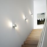 OSRAM LED-Wandleuchte /Tresol /silber /Innen /horizontale und vertikale Montage /LED-Spots 60° schwenkbar /4,5 Watt /warmweiß-3000K - 8