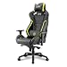 Produktbild Sharkoon Shark Zone GS10 Premium Gaming Seat (mit Kunstlederbezug Aluminiumfußkreuz, großen 60 mm Rollen, 3 Wege Armlehnen, Stahlrahmen, Kopf und Lendenkissen) schwarz