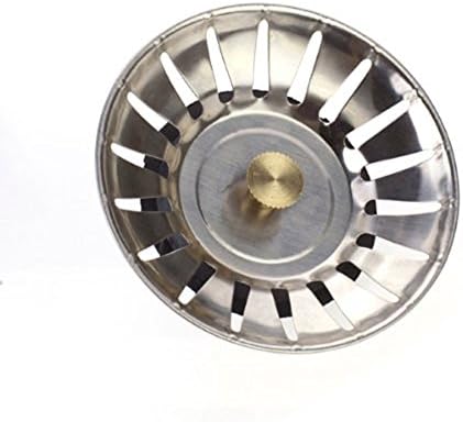 Jooks Stainless Steel Sink Strainer Wash Basin Strainer Stopper Drain Stopper Filter Kitchen Garbage Waste Disposer Plug